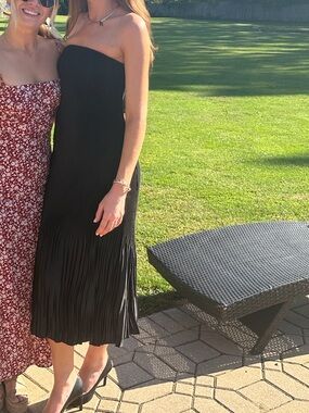 Abercrombie & Fitch | Dresses | Af Giselle Pleat Release Midi Dress |  Poshmark